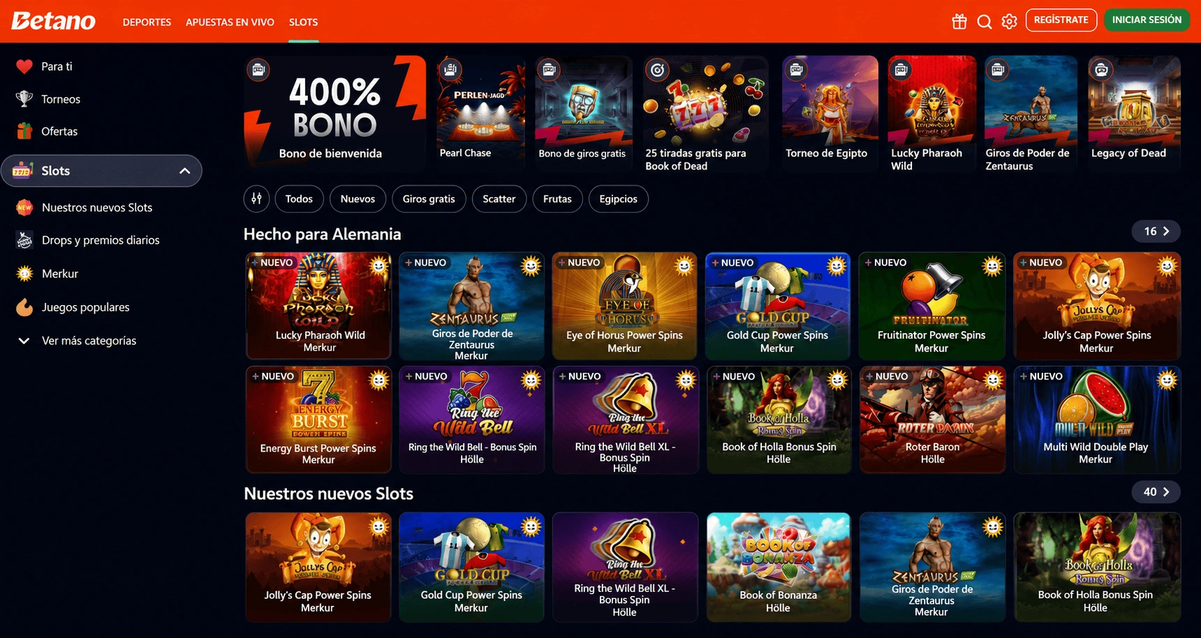 Tragamonedas con mayor porcentaje de retorno (RTP) en casinos online