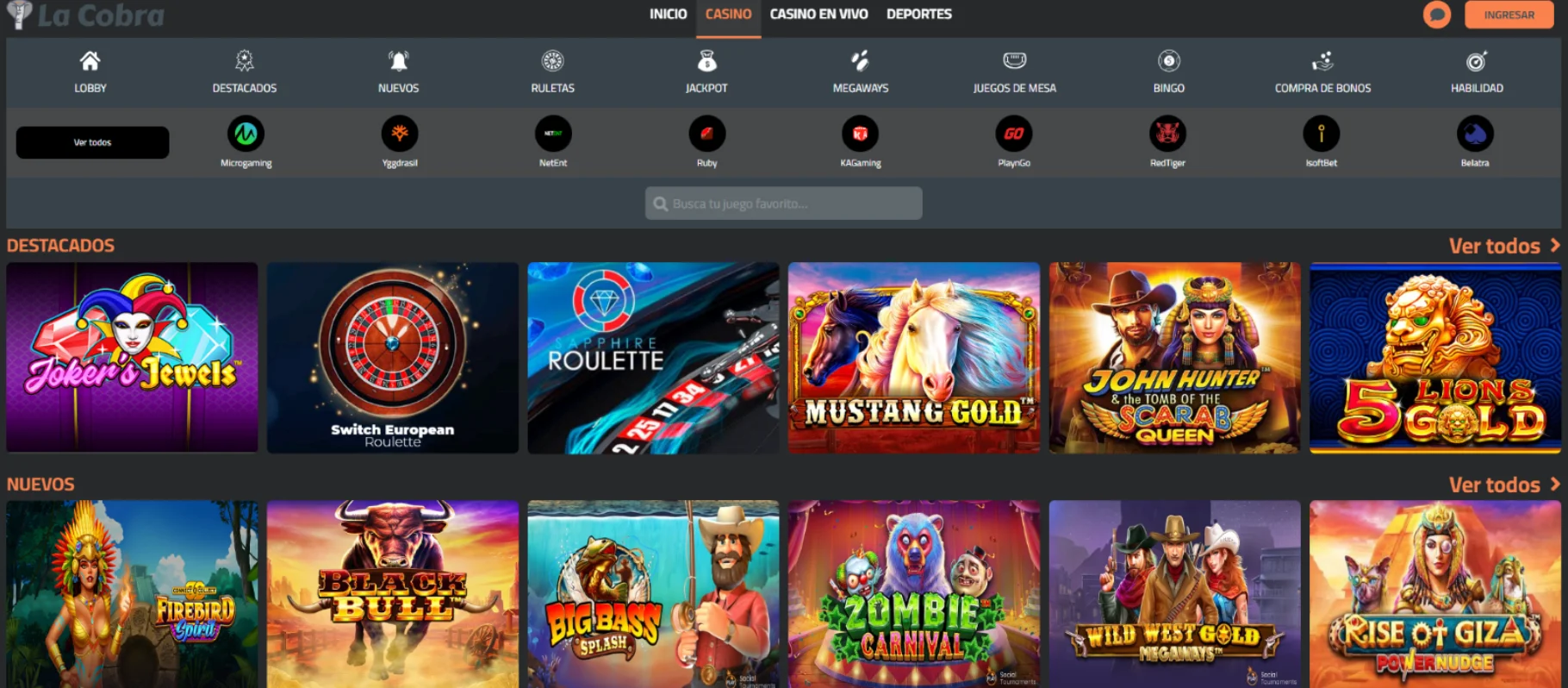 Lacobra.net casino