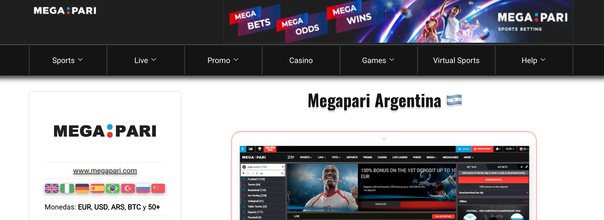 Mega Pari Argentina