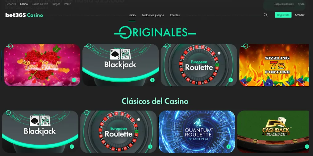 Sitio oficial de bet365 casino online casinos online español bet365