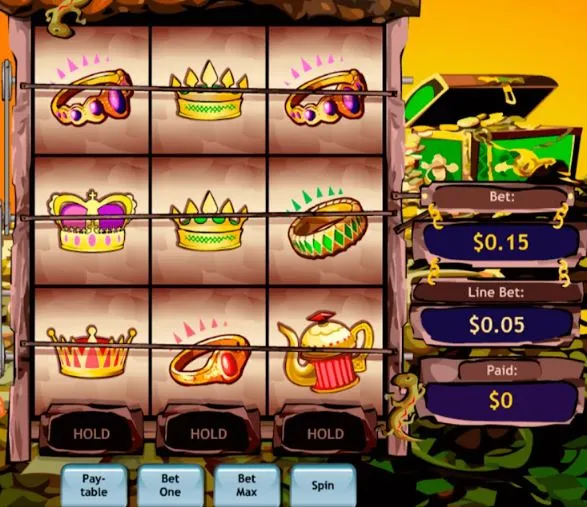 Tablero de juego en Goblins Cave slot Goblins cave tablero