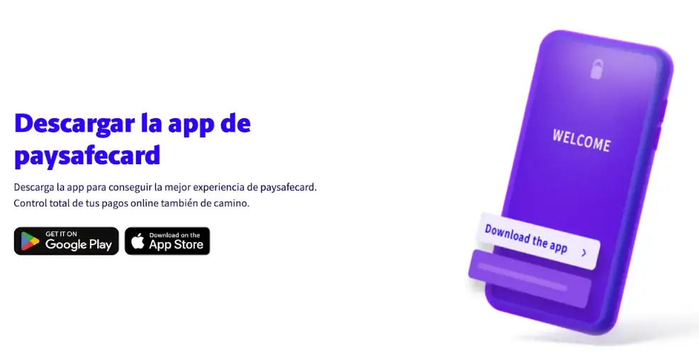 Paysafecard tiene una app móvil App móvil Paysafecard